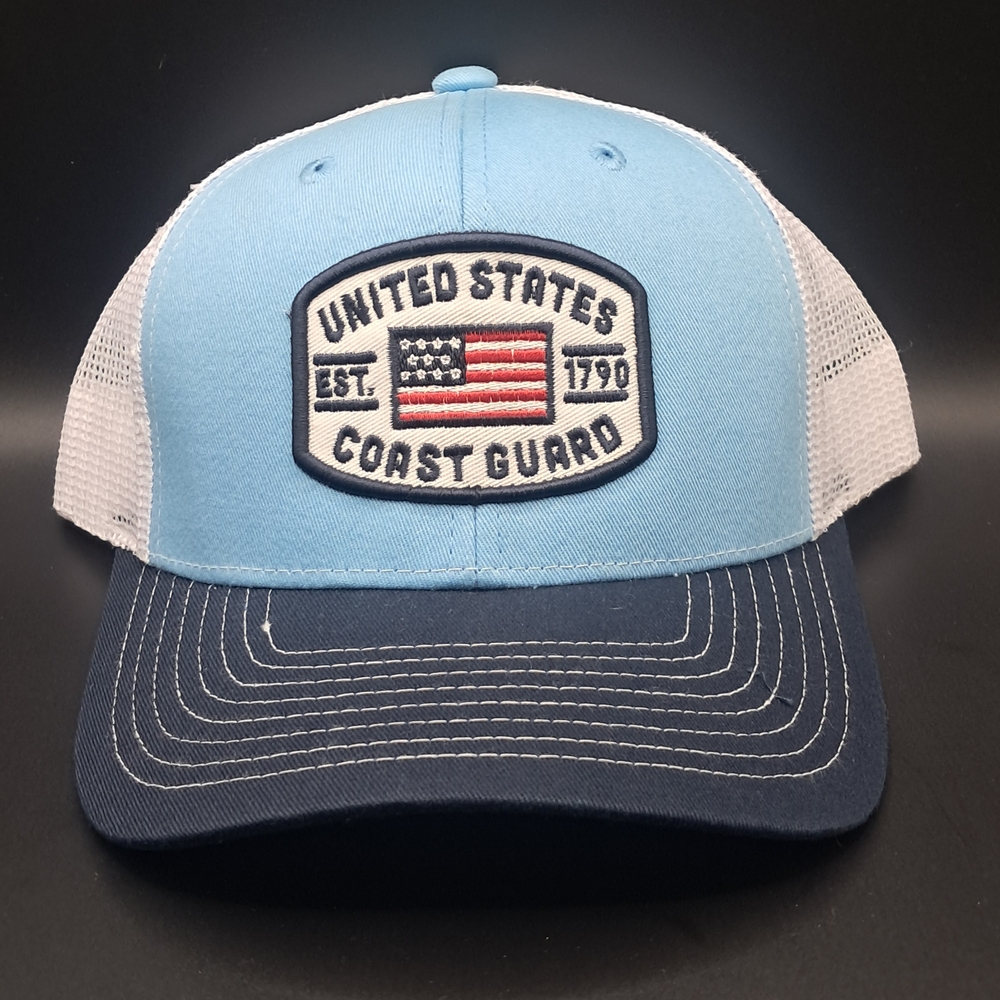 United States Coast Guard Blue and White Cap